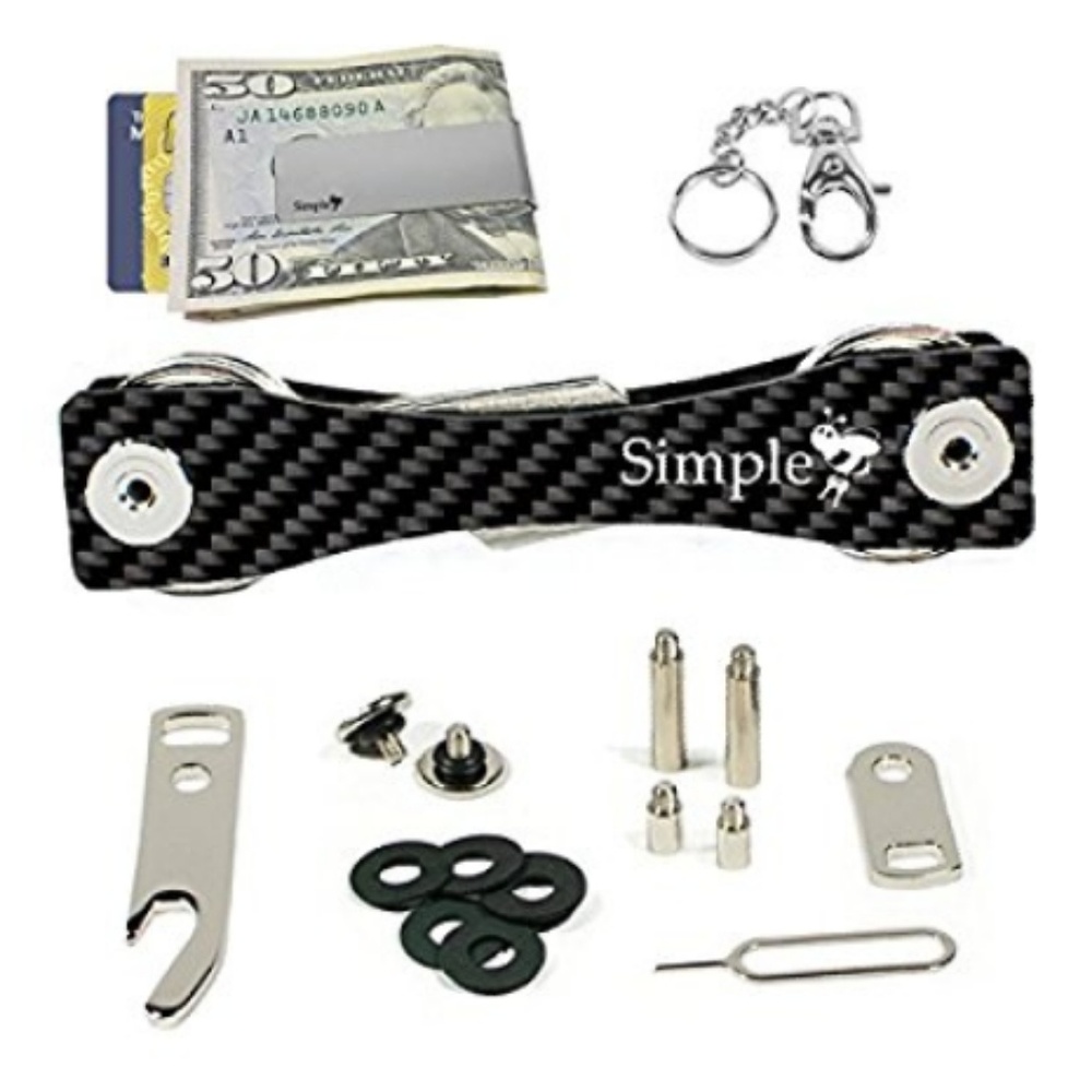 Carbon Fiber Compact Key Holder